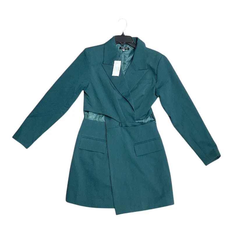 Huge Discounts Dress Casual Short By Cmb In Teal, Size: M