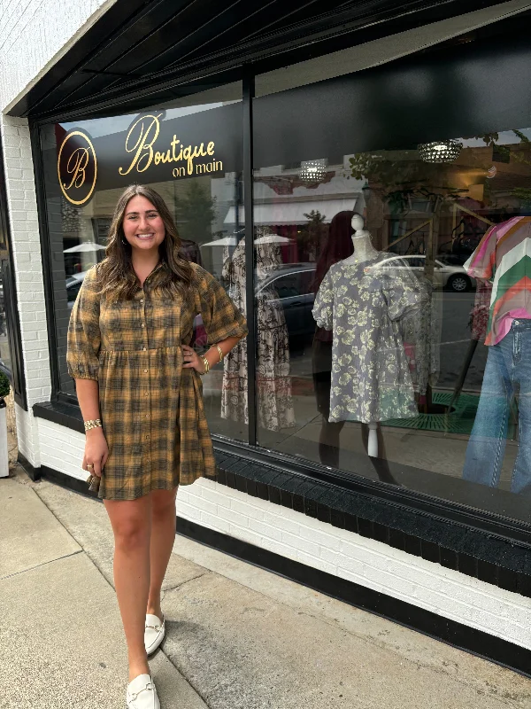 Unbeatable Prices Fall Flannel Dress