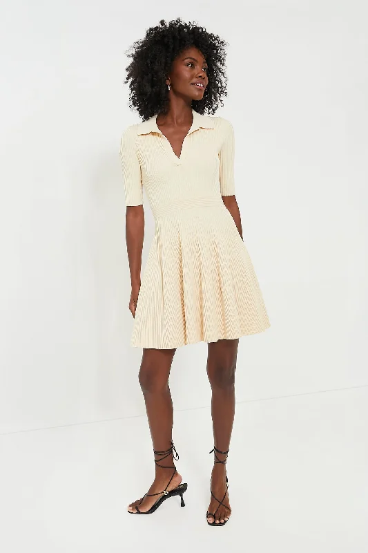 Best Seller Almond Patricia Polo Mini Dress