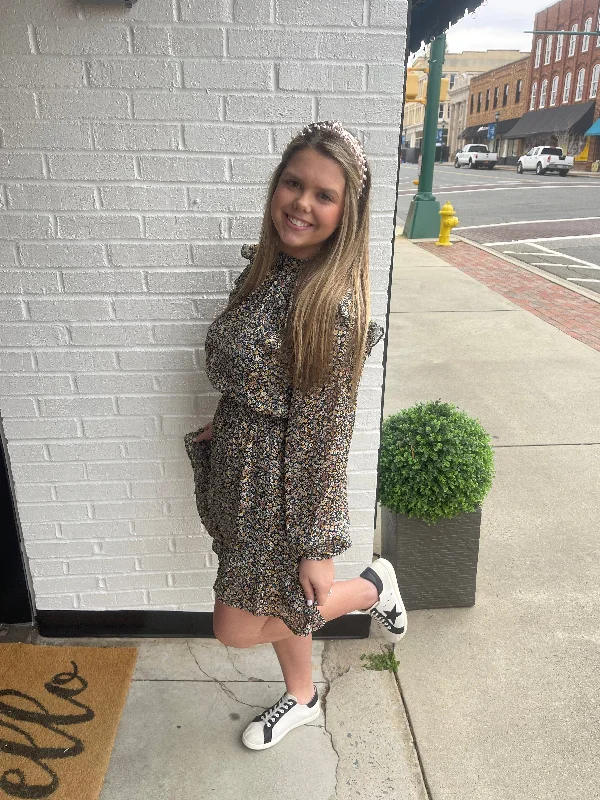 Limited Stock Fall Floral Dress