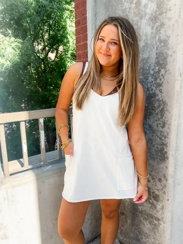 Grand Opening Sale Hot Shot Dress Ivory- FP Movement