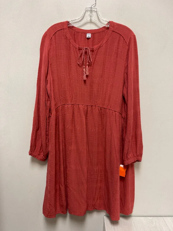 Deal Explosion Dress Casual Short By Old Navy In Pink, Size: L