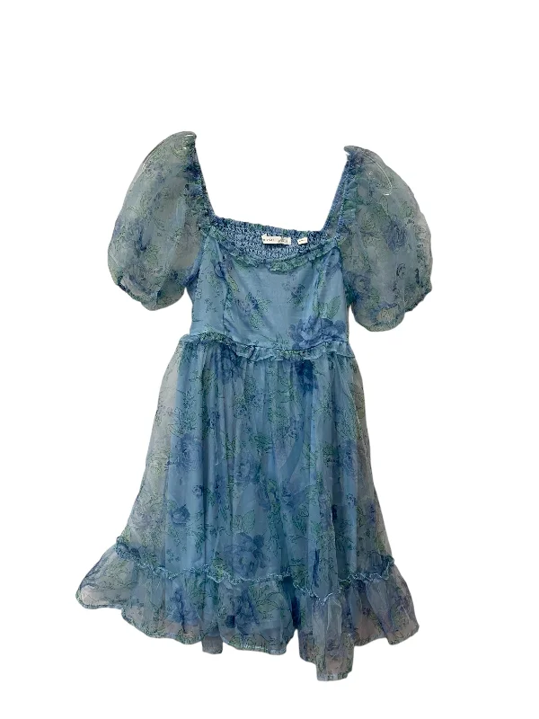 Unmissable Offer Dress Casual Midi By Altard State In Blue, Size: M