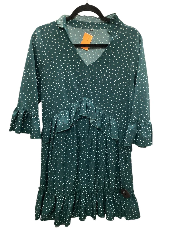Bargain Blast Dress Casual Short By Clothes Mentor In Green, Size: M