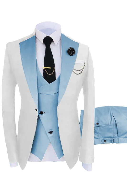 Hot Deal Men's Suits 3 Pieces Performance Suit Hot Sale Wedding Best Man Suits