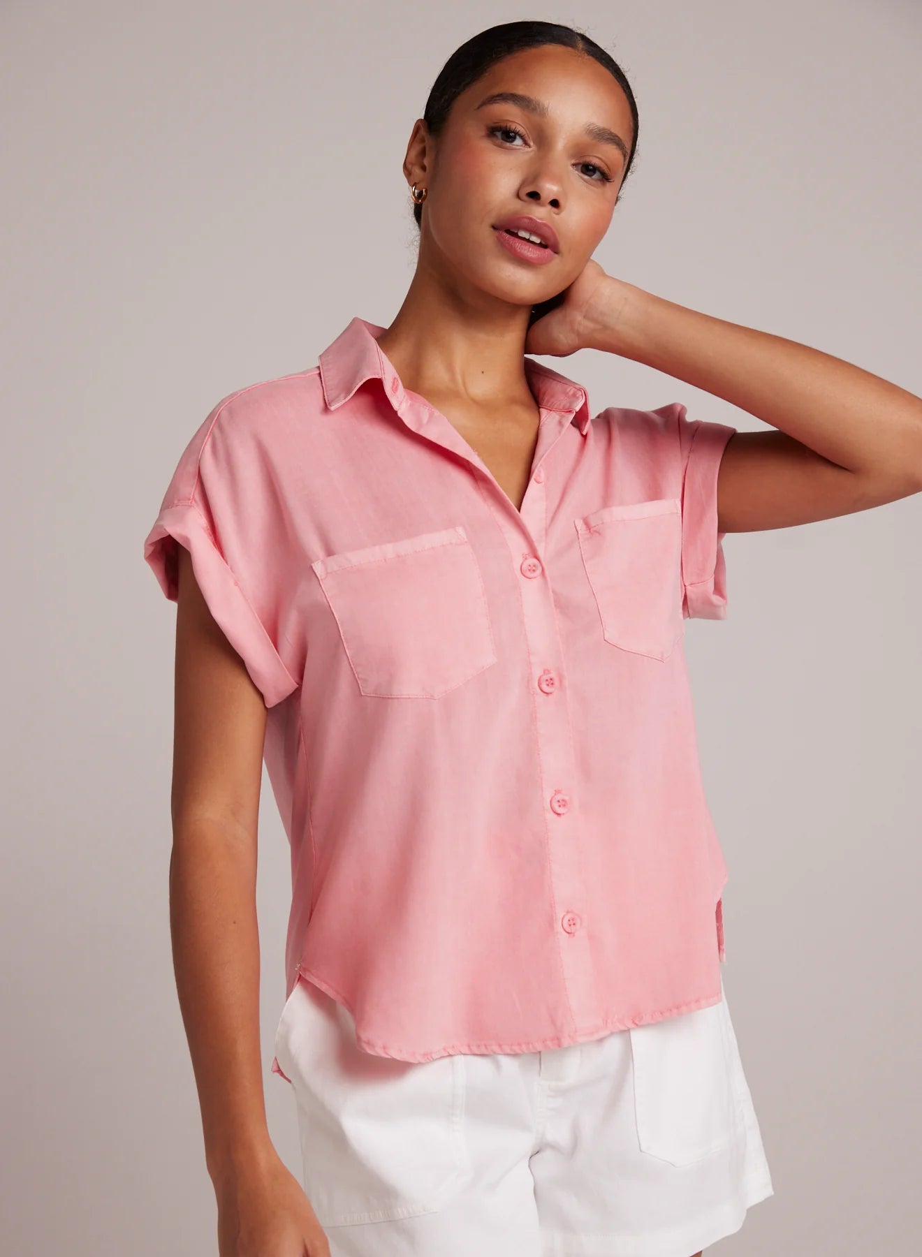 Big Discounts Two Pocket Short Sleeve Shirt
