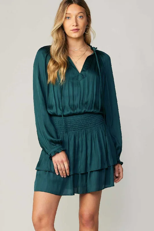 Special Offer Bella Dress I Forest Green
