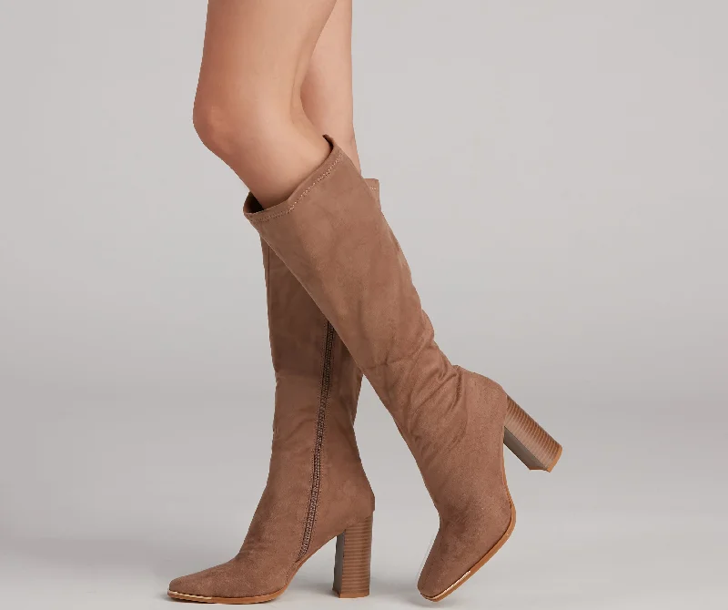 Bonus Savings Stylish Day Faux Suede Boots