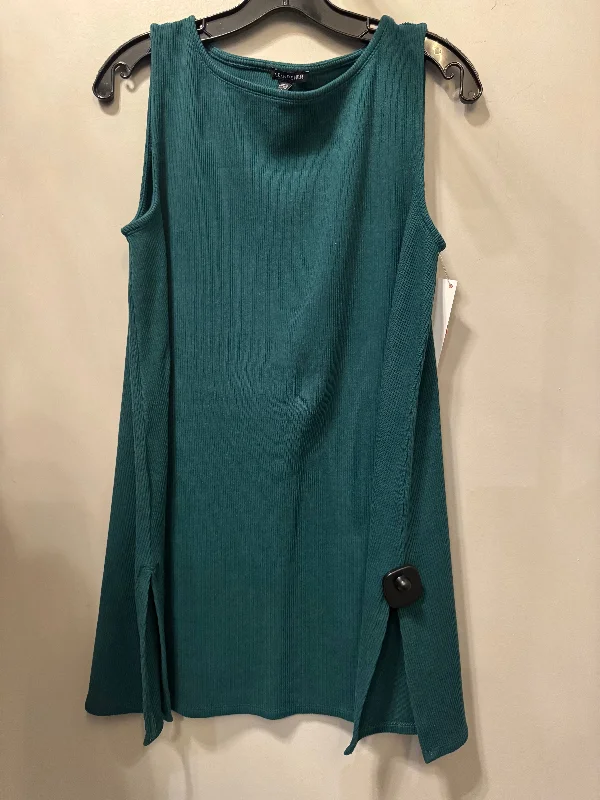 Crazy Savings Dress Casual Short By Eileen Fisher In Green, Size: M