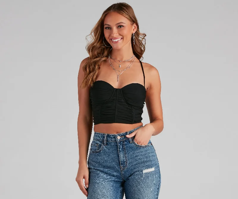 Bonus Savings Stunning Style Moment Mesh Bustier
