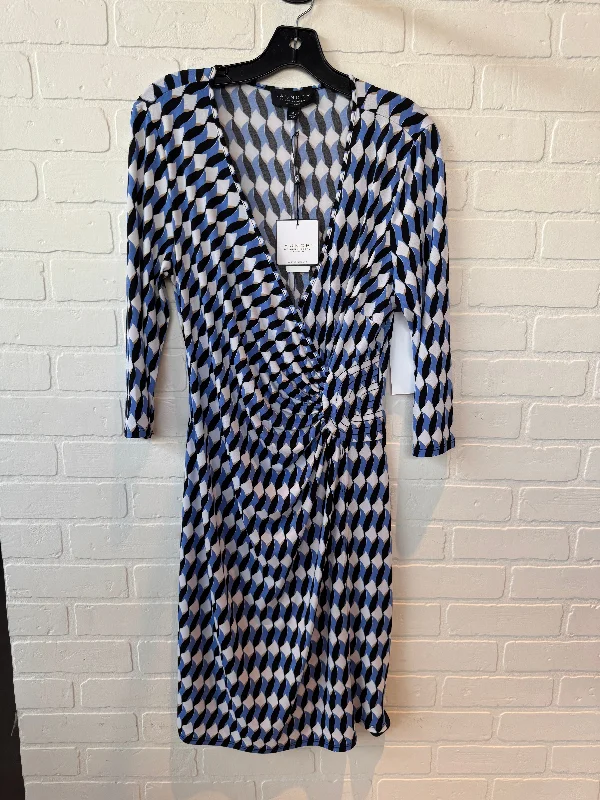 Mega Sale Dress Work By Laundry In Blue & White, Size: M