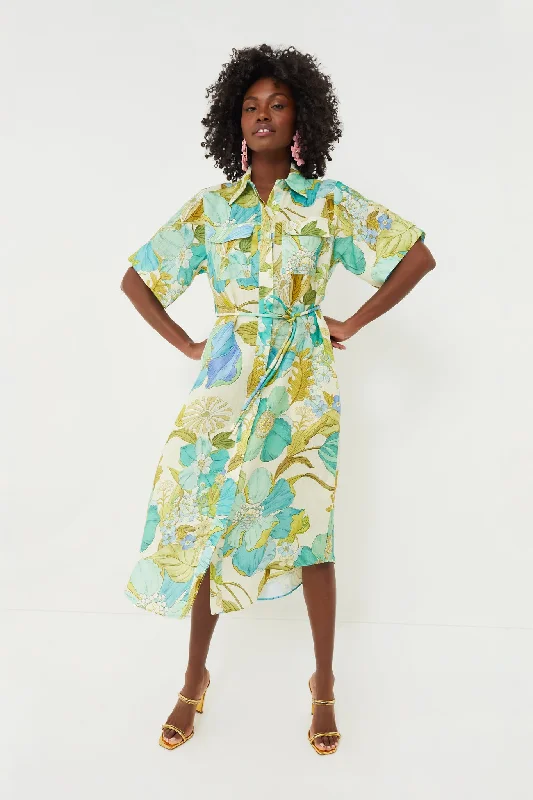 Anniversary Sale Blue Janis Shirtdress
