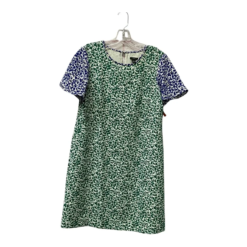 Great Deals Dress Casual Short By Ann Taylor In Blue & Green, Size:Mp