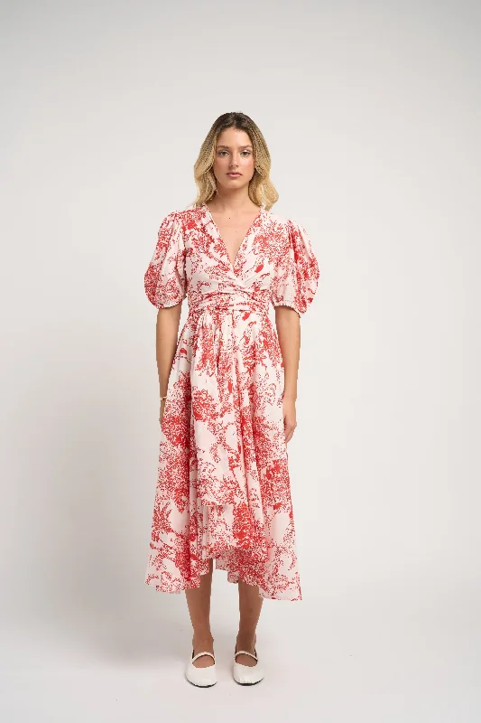 Exclusive Savings Monica Dress Red