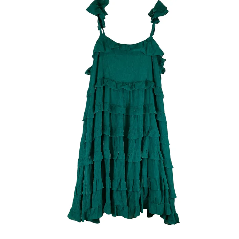 Instant Savings Dress Casual Maxi By Crown And Ivy In Teal, Size: 4x
