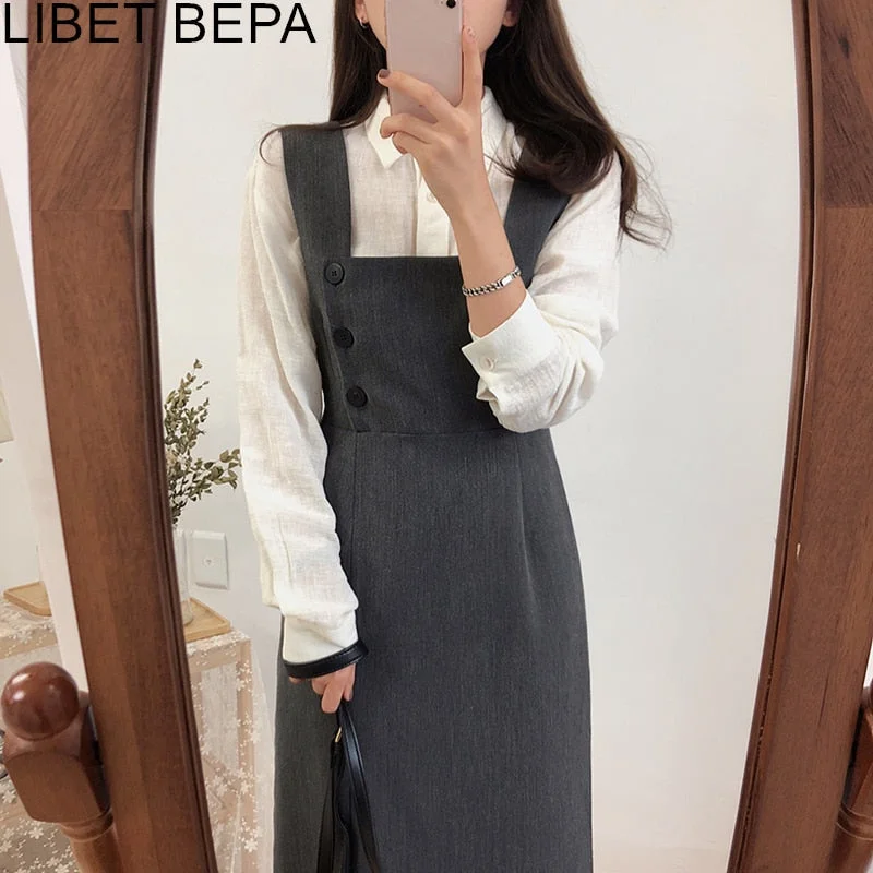 Great Bargains Joskka New Summer Autumn Women's Dresses Sleeveless Fashionable Elegant Split Vintage High Waist Lady Wild Long Dresses DR1865 Great Bargains Joskka New Summer Autumn Women's Dresses Sleeveless Fashionable Elegant Split Vintage High Waist Lady Wild Long Dresses DR1865