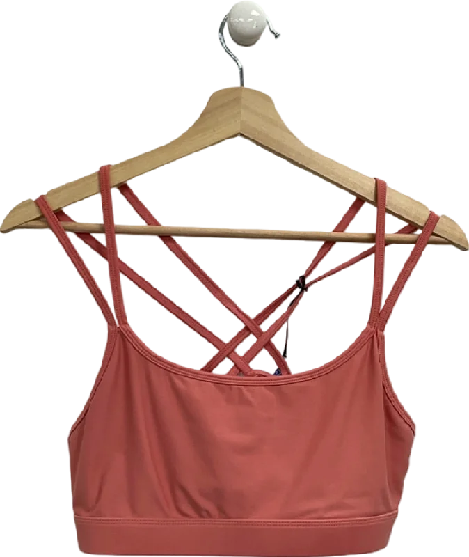The Best Prices Carvico Pink Strappy Sports Bra UK L