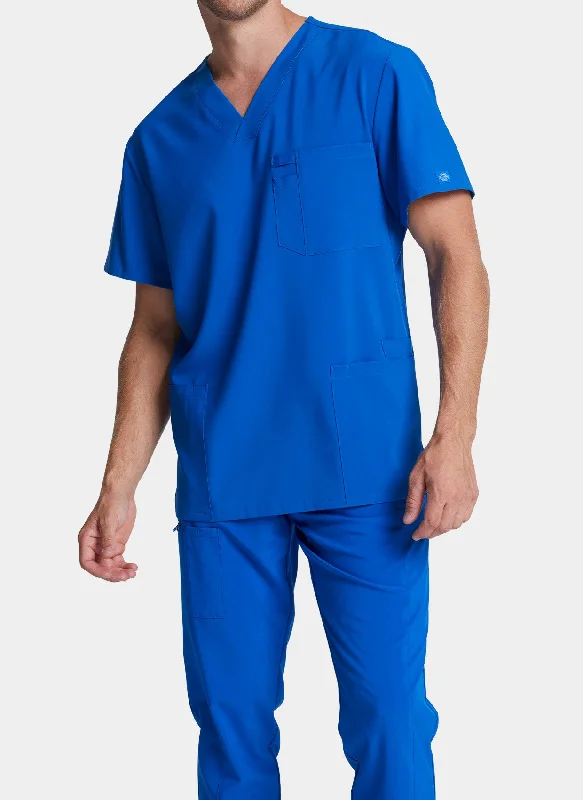 Can't Miss Dickies EDS Essentials Men's V-Neck Scrub Top DKE645 - Royal