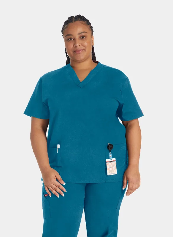 Bargain Prices Dickies EDS Signature V-Neck Scrub Top DKE86706 - Caribbean