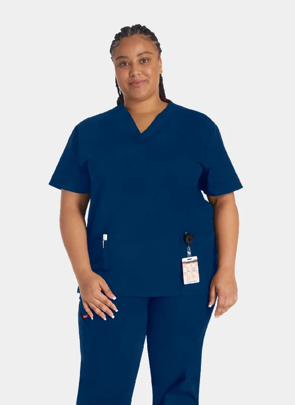 Must-Have Deals Dickies EDS Signature V-Neck Scrub Top DKE86706 - Navy