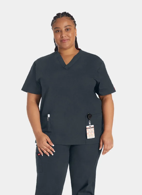 Lowest Prices Dickies EDS Signature V-Neck Scrub Top DKE86706 - Pewter