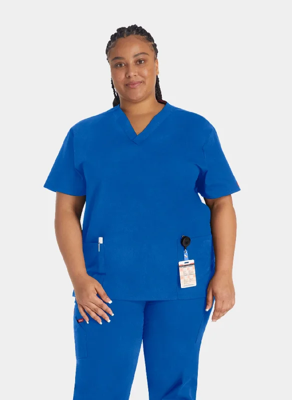 Incredible Offers Dickies EDS Signature V-Neck Scrub Top DKE86706 - Royal