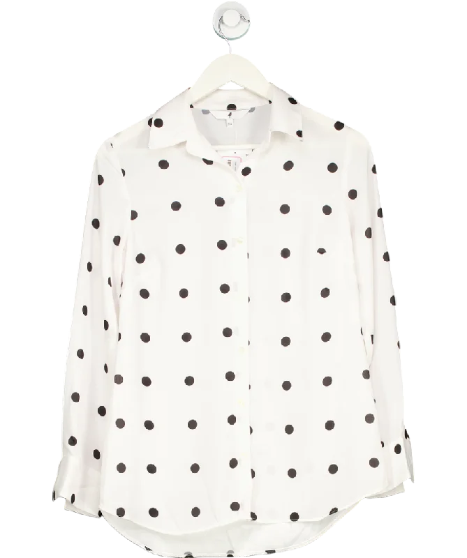 Get It Before It’s Gone Freemans White Polka-dot Blouse UK 10