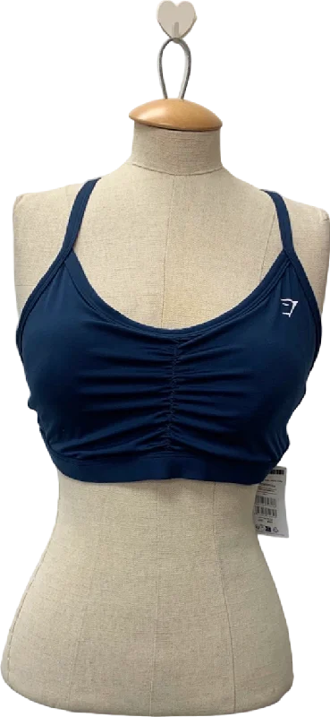 Epic Deals Gymshark Blue Sports Bra UK XL