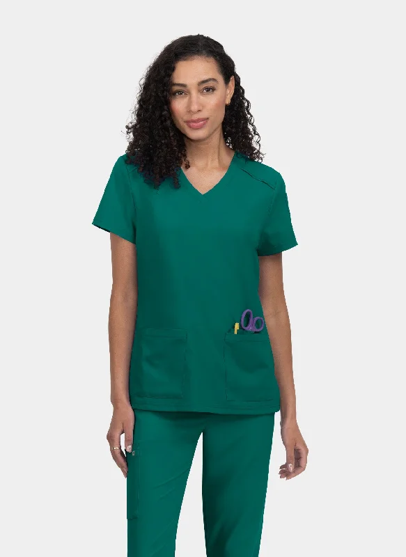 Savings Galore Koi Cureology Cardi Scrub Top - Hunter