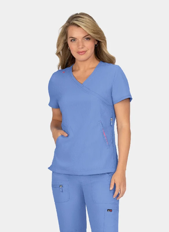 Steals and Deals Koi Lite Philosophy Scrub Top - True Ceil