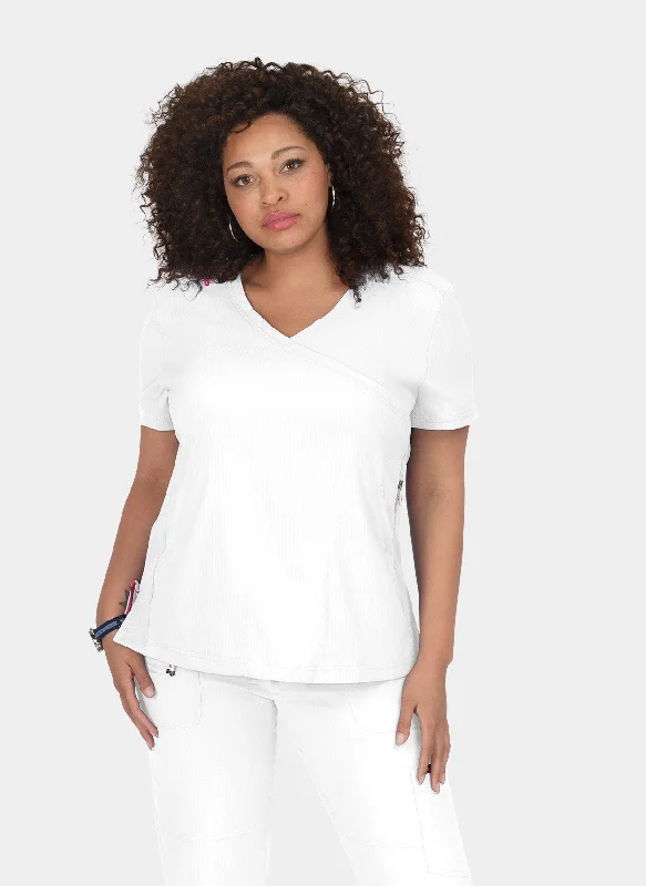 Quick Sale Koi Lite Philosophy Scrub Top - White