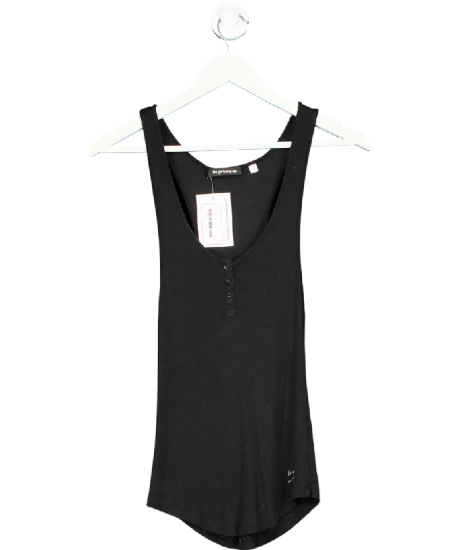 Price Slash LES GIRLS LES BOYS Les Girls Les Boys - Rib Jersey Vest In Black No Size