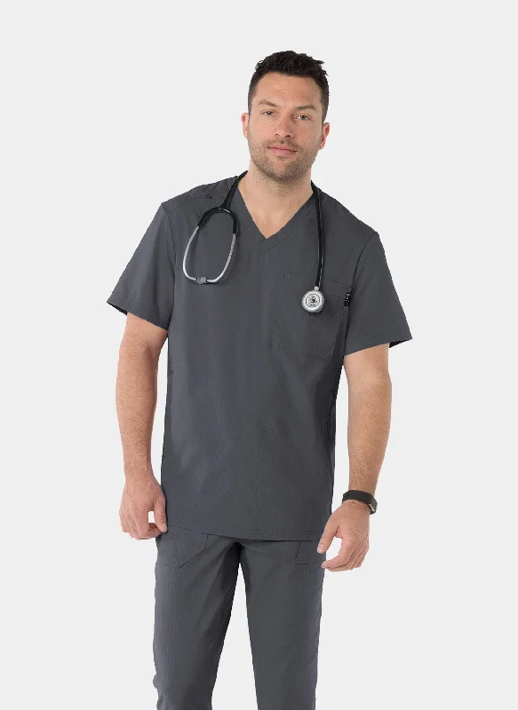 Blowout Deals Koi Lite Force Scrub Top - Charcoal