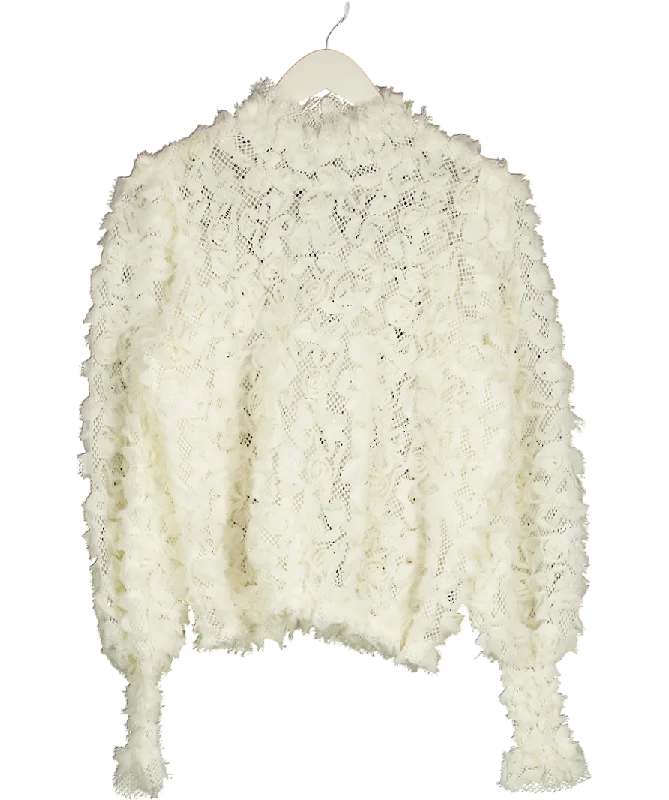 Online Exclusive Minkie The White Chantilly Blouse No Size