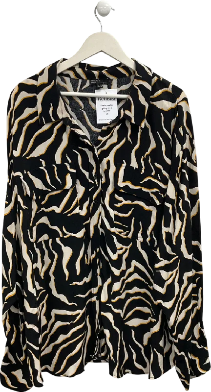 Season Finale Sale Nobody's Child Black Animal Shirt UK 24