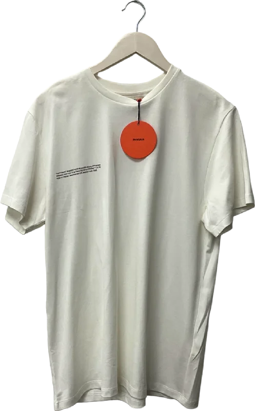 Pangaia White Organic Cotton T-Shirt UK S