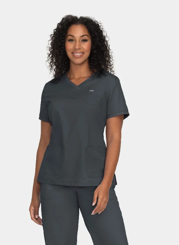 Exclusive Offers Koi Classics Nicole Scrub Top - Charcoal