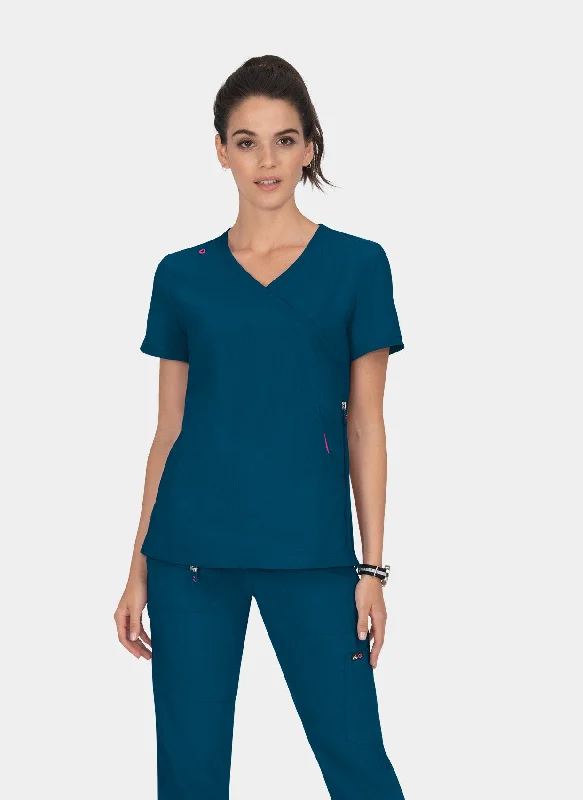 Savings Galore Koi Lite Philosophy Scrub Top - Caribbean