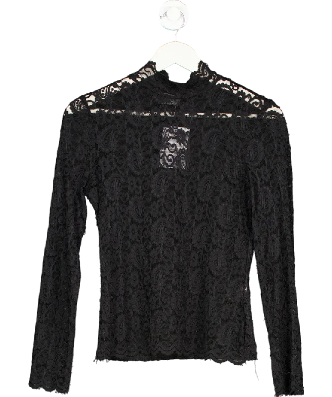Super Savings Y London Lace Top In Black No Size