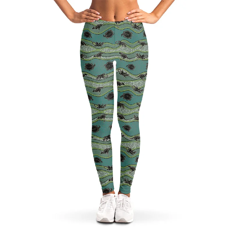 While Supplies Last Aboriginal Animals Pattern Print Women's Leggings