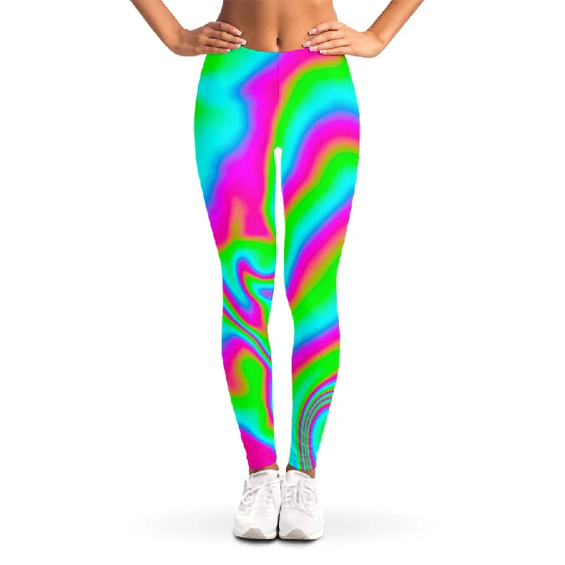 Weekend Special Abstract Psychedelic Trippy Print Women's Leggings