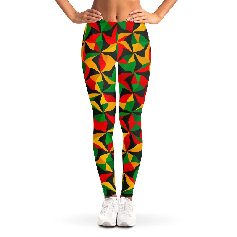Deal of the Day Abstract Reggae Pattern Print Women's Leggings