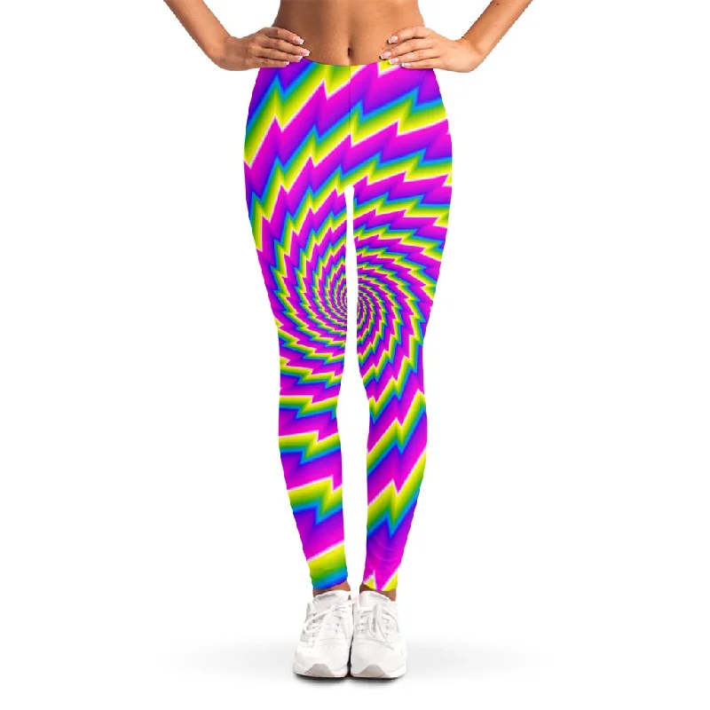 Clearance Sale Abstract Twisted Moving Optical Illusion Women's Leggings