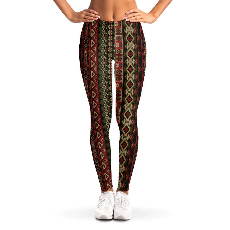 Extra Savings African Ethnic Pattern Print Women's Leggings