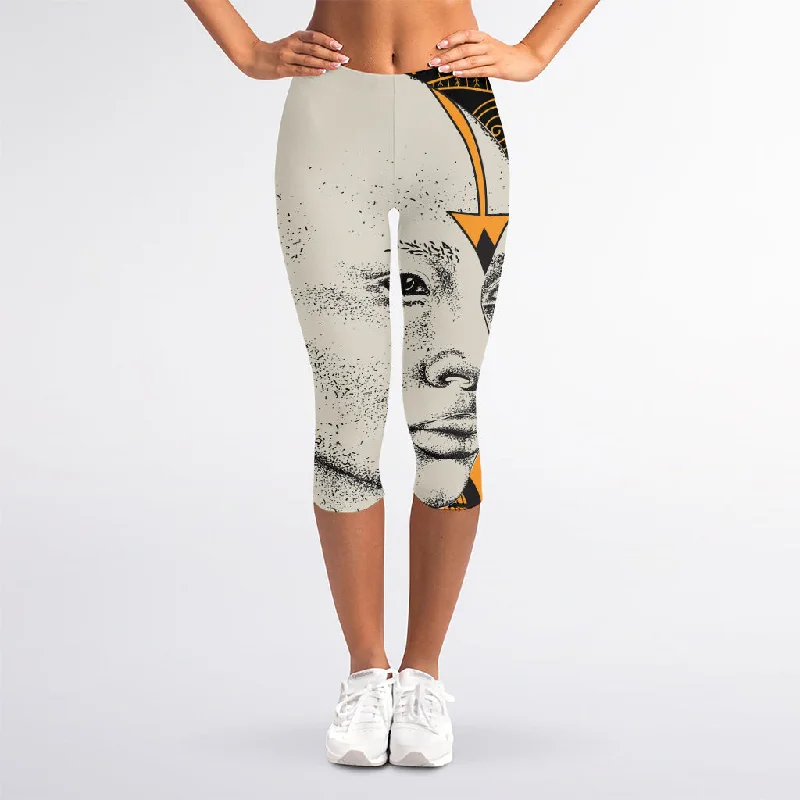 Major Savings African Style Print Women's Capri Leggings