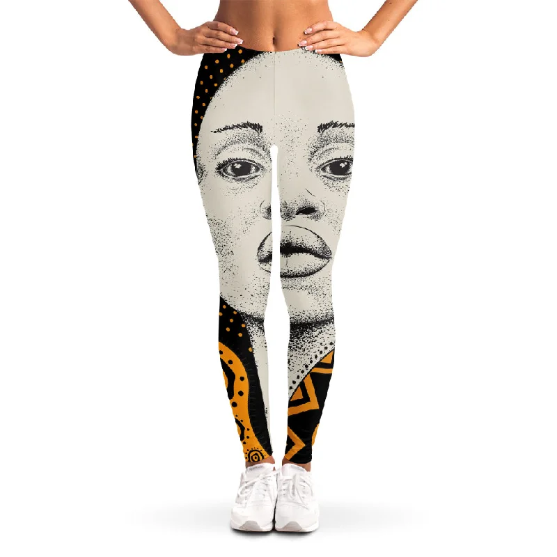 Limited Time African Woman Print Women's Leggings