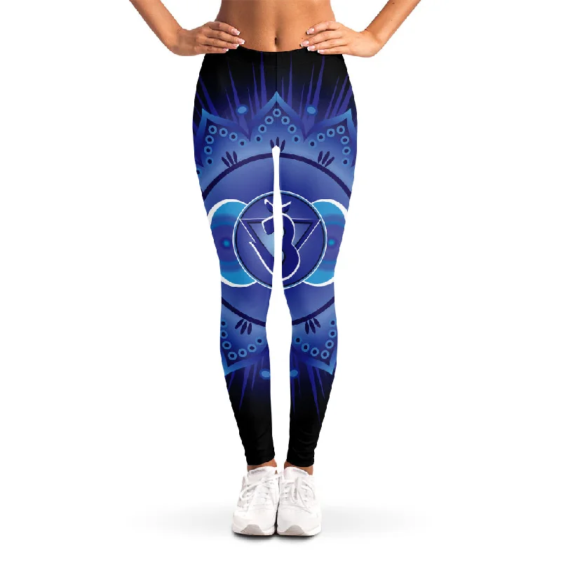 Don't Miss Ajna Chakra Mandala Print Women's Leggings