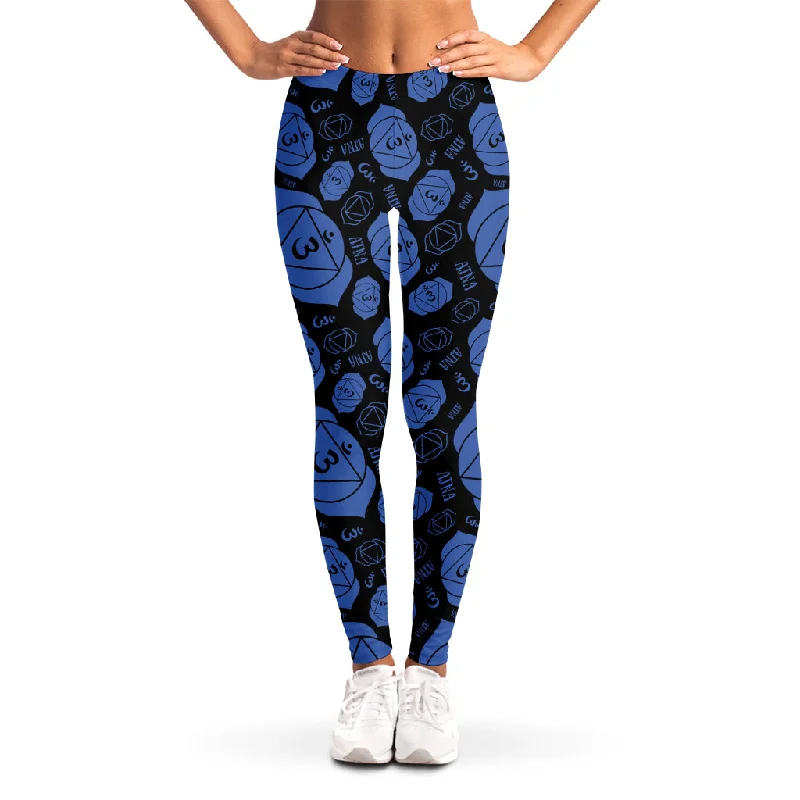Can't Be Beat Ajna Chakra Pattern Print Women's Leggings