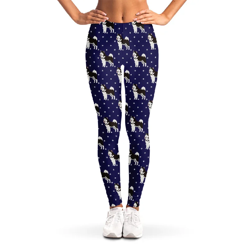 The Best Prices Alaskan Malamute Pattern Print Women's Leggings