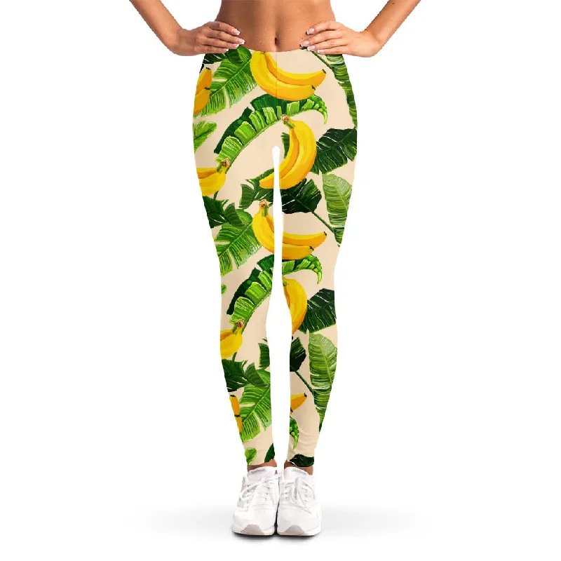 Unmissable Offer Aloha Banana Pattern Print Women's Leggings